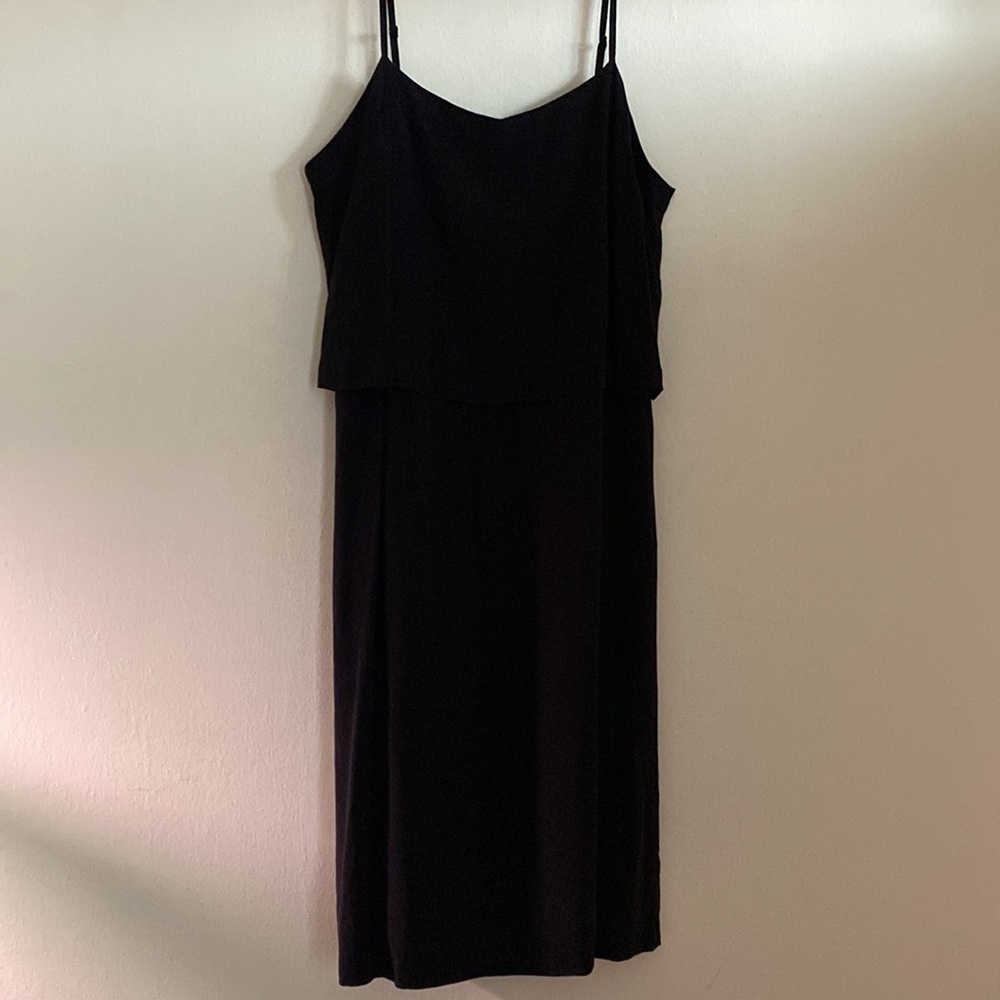 Madewell Black Midi Dress - Picture 3 of 4